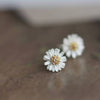 Sterling Silver 'Friends Were Flowers' Earring Studs - sterling silver-NuNu jewellery