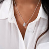 Sterling Silver Birthflower Necklace - sterling silver-NuNu jewellery