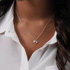 Sterling Silver Granddaughter Happiness Necklace - sterling silver-NuNu jewellery