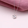 Sterling Silver Granddaughter Happiness Necklace - sterling silver-NuNu jewellery