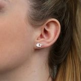 Sterling Silver Little Piggy Earrings - sterling silver-NuNu jewellery