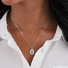Sterling Silver Mystic Symbol Pendant Necklace - sterling silver-NuNu jewellery