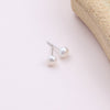 Gift Bag Friend Precious Pearl Sterling Silver Earrings - sterling silver-NuNu jewellery