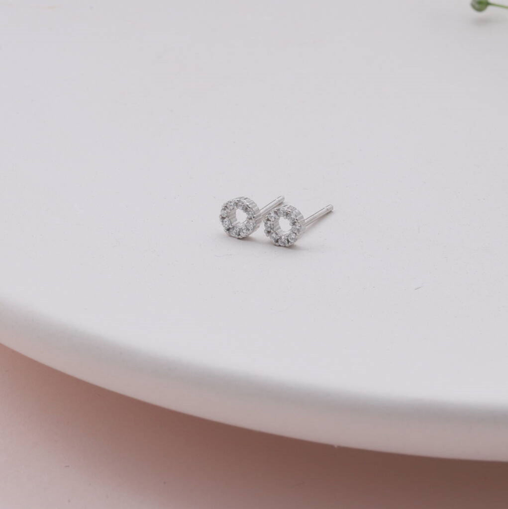 Gift Bag 'The Best Place Is Inside A Hug' Earrings - sterling silver-NuNu jewellery