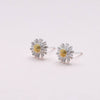 Gardener Daisy Earrings Gift - sterling silver-NuNu jewellery
