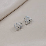 Sterling Silver Claw Earring - sterling silver-NuNu jewellery