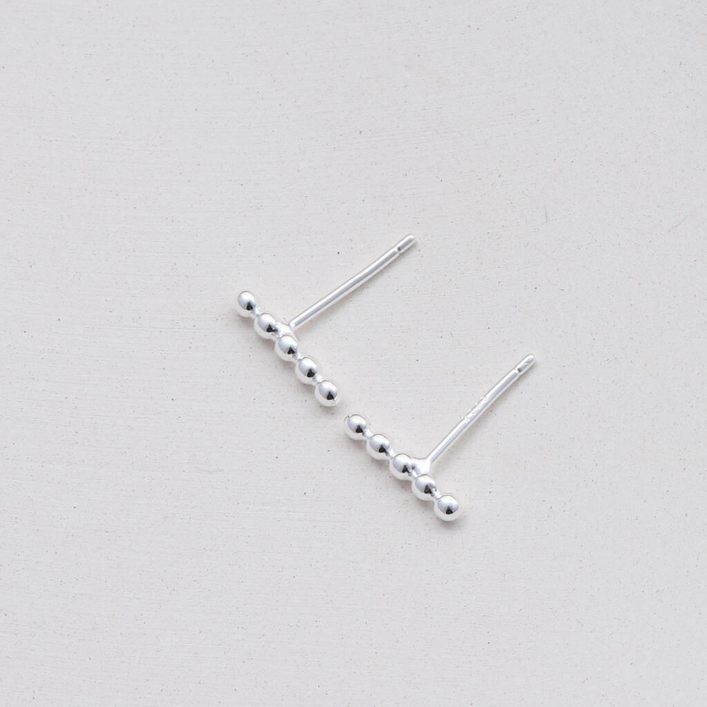 Message Bottle Earrings 50th Birthday - sterling silver-NuNu jewellery