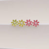 Granddaughter Blessing Flower Earrings - sterling silver-NuNu jewellery