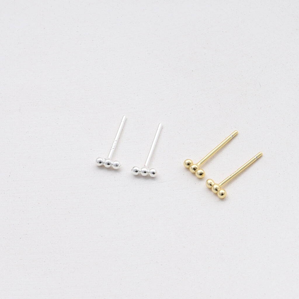 Message Bottle Earrings 30th Birthday - sterling silver-NuNu jewellery