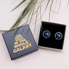 Star War Star Sign Cuff links For Men - sterling silver-NuNu jewellery