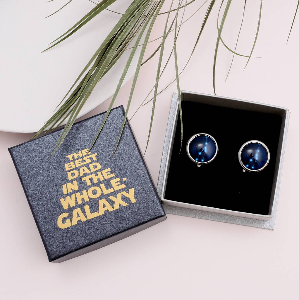 Star War Star Sign Cuff links For Men - sterling silver-NuNu jewellery