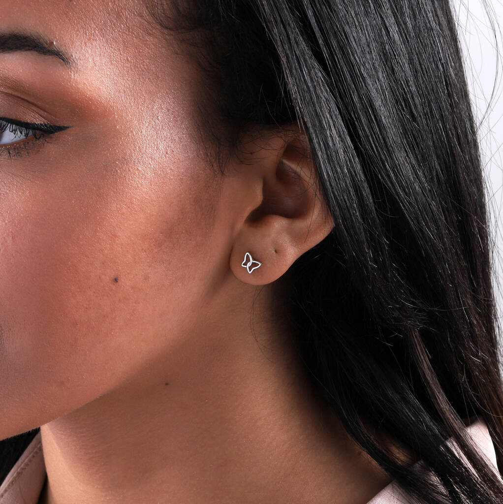 Message Bottle Earrings 'Bestie' - sterling silver-NuNu jewellery