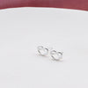 Friendship Promise Sterling Silver Heart Knot Earrings - sterling silver-NuNu jewellery
