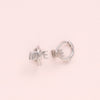 Sterling Silver Love Script Ear Hoops - sterling silver-NuNu jewellery