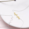 A Friend Like You Flowers On Stem Bracelet - sterling silver-NuNu jewellery