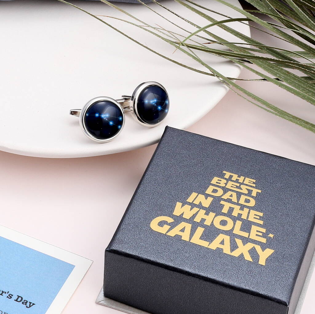 Star War Star Sign Cuff links For Men - sterling silver-NuNu jewellery