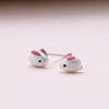 Happy Easter Bunny Earrings - sterling silver-NuNu jewellery