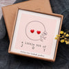 'Little Bit Of Joy' Heart Sterling Silver Earrings - sterling silver-NuNu jewellery