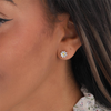 Just To 'Send Happiness Your Way' Daisy Earrings - sterling silver-NuNu jewellery