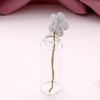 Earrings In A Message Bottle 'Birthday Flower' - sterling silver-NuNu jewellery