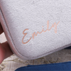 Velvet Jewellery Box With Rose Gold Personalised - sterling silver-NuNu jewellery