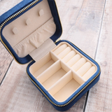 Velvet Jewellery Box With Rose Gold Personalised - sterling silver-NuNu jewellery